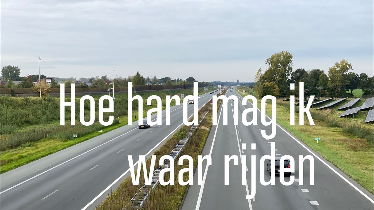 Hoe snel mag je op de snelweg rijden? Alles wat je moet weten over snelheidslimieten 1 hoe snel mag je op de snelweg